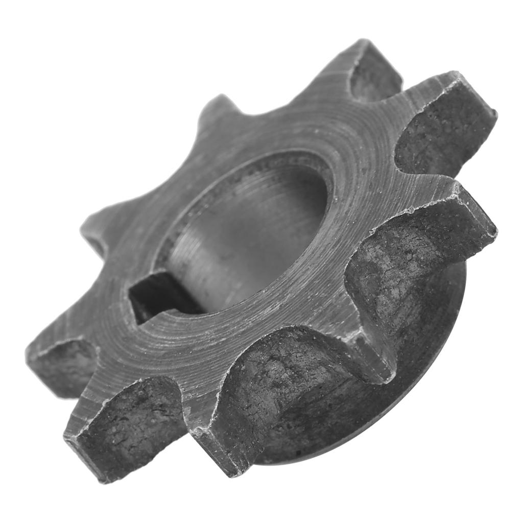 06B 9 Teeth with Key Groove 10mm Inner Diameter Steel Motor Gear Sprocket Accessory