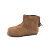 Children's Boots Girls' Ankle Boots Spring and Autumn New Style Girls' ankle Boots Soft-soled Buken Yellow boots