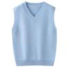 New Kids' 100% Wool V-Neck Sleeveless Sweater