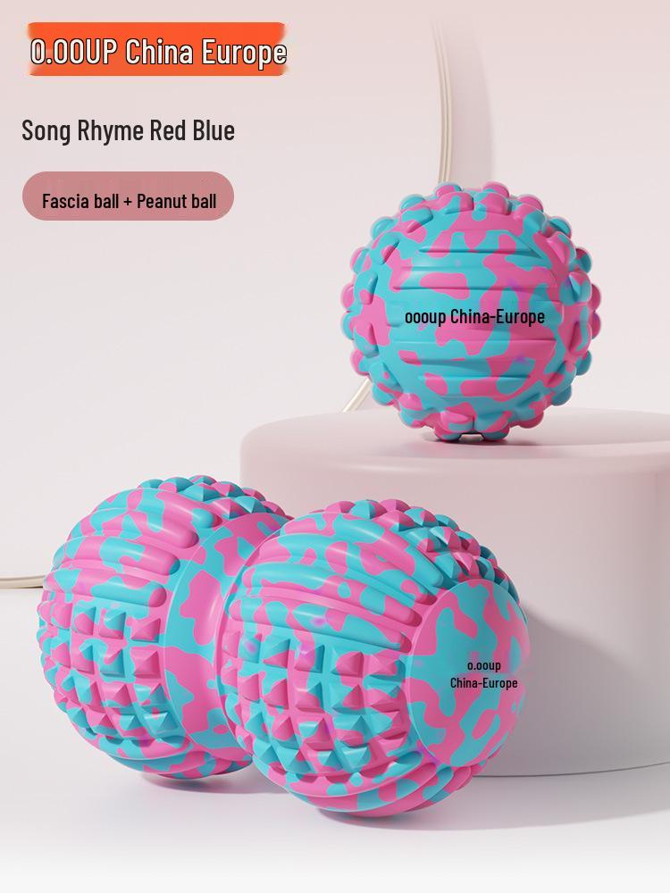 Plantar Fasciitis and Muscle Relaxation Peanut Massage Ball for Foot, Ankle, Shoulder, and Yoga Meridian Therapy