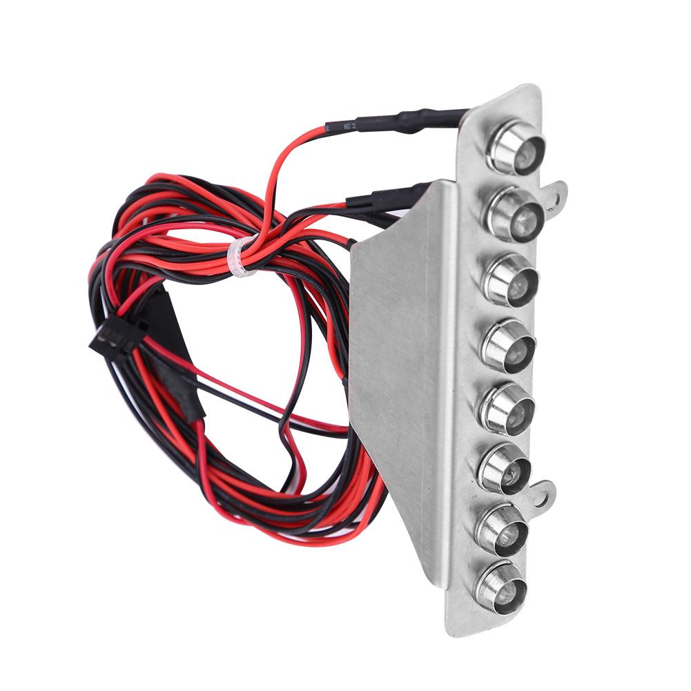 

8 світлодіодна світлова панель біла червона лампа заднього ліхтаря аксесуар для вантажівки TRAXXAS UDR 17 RC-автомобіль