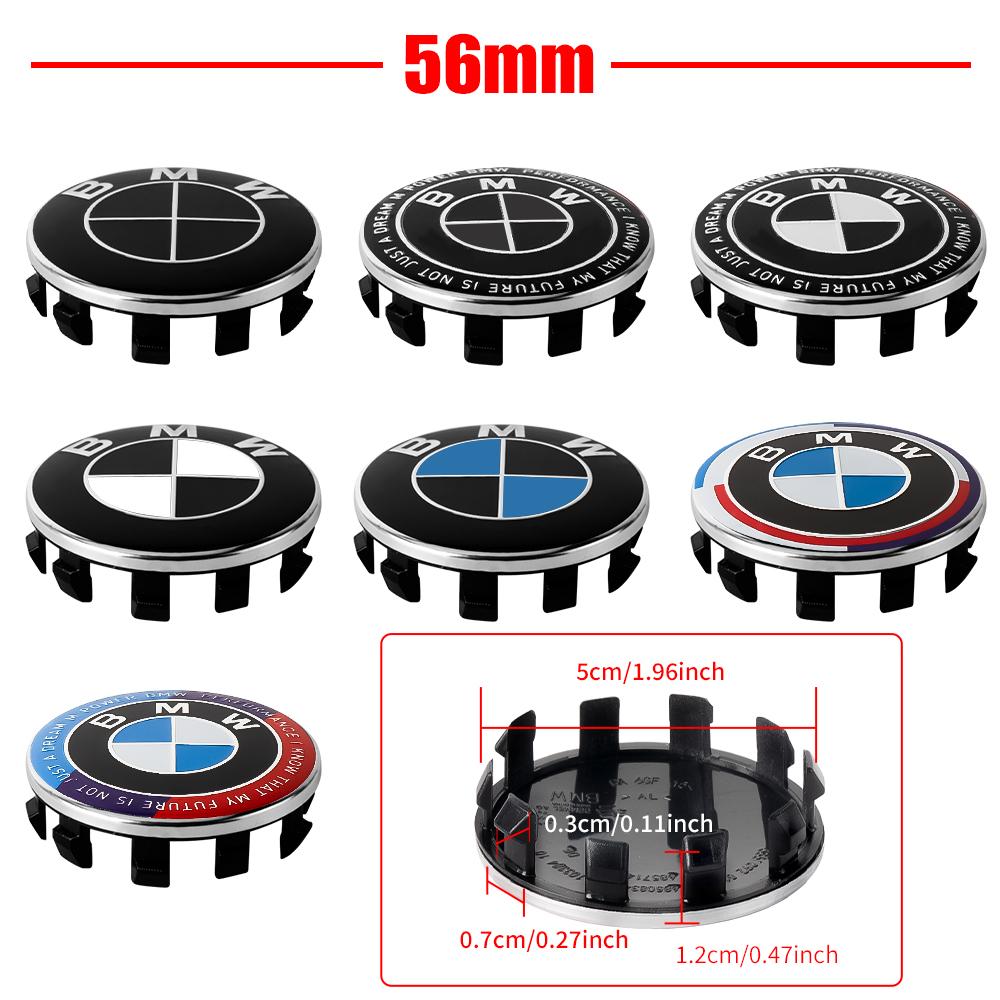 2026 Hot 56/68mm Auto Hub Caps Car Wheel Center Cover Hubcaps Decoration Accessories for BMW 1 3 5 7 Series M M3 M5 M6 F01 F20 F10 X5 E36