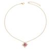 Vintage Luxury Star Necklace Women Dainty Inlaid Zircon Chain Everyday Fashion Jewelry