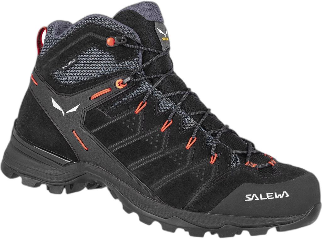 Hiking Shoes Salewa Alp Mate Mid WP Black Out/fluo Orange