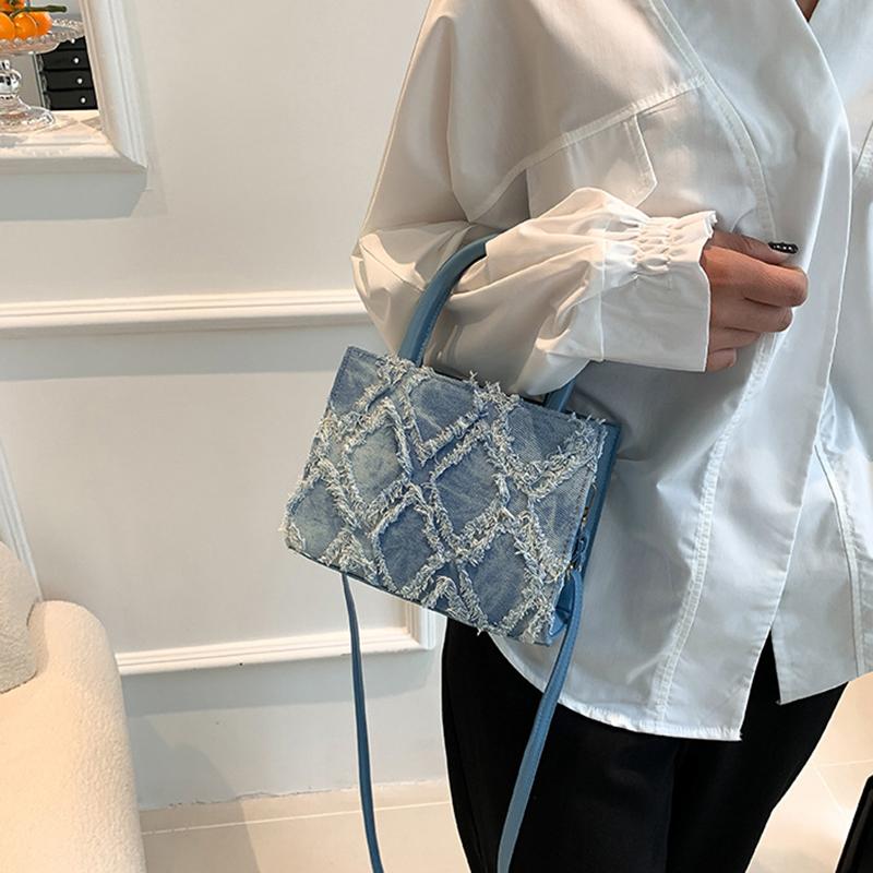 Summer New Fashion Simple Small Square Bag Retro Handbag Casual Crossbody Bag Popular Bag for Women