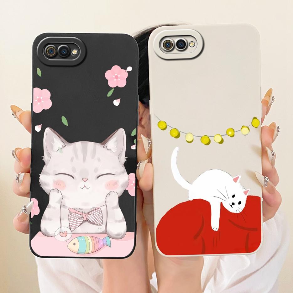 For Realme C2 Case RMX1941 Cute Cat Duck Cartoon Cover Soft Silicone Phone Case For Oppo A1k CPH1923 OppoA1k RealmeC2 Funda Bags