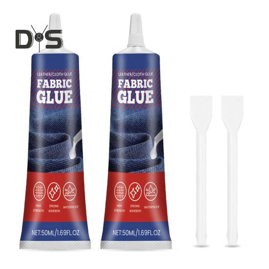 

2 шт. Клей для ткани. Перманентный моющийся прозрачный клей для ткани с наконечником, предотвращающим засорение. Универсальный суперсильный клей для ткани для всех тканей. A