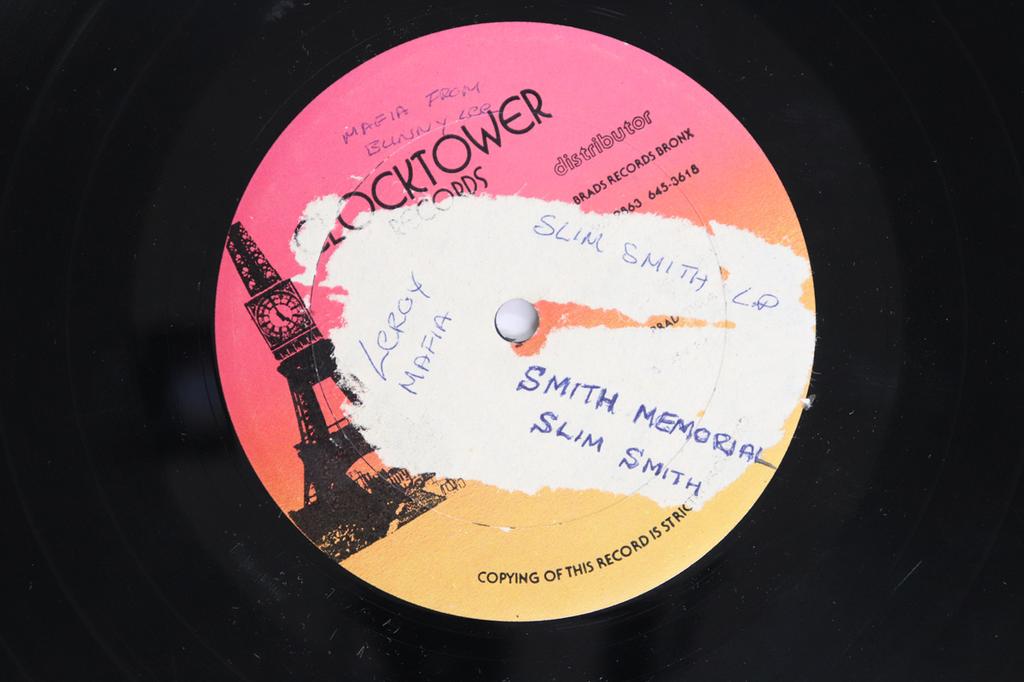 LP Record SLIM SMITH - Memorial TBL198 Clocktower Reco 1980 US Reggae, Ska & Dub Used
