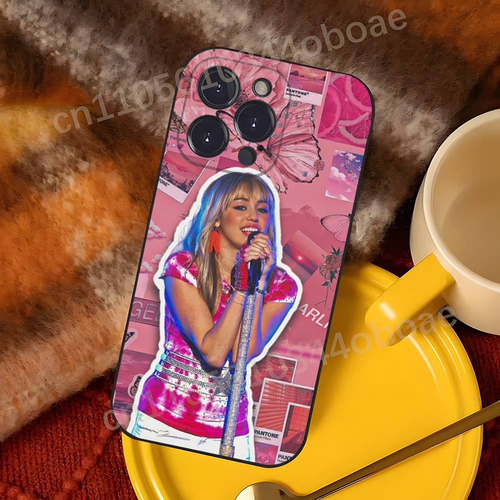 

Чехол для телефона M-Miley Cyrus Hannahversary для iPhone 17,16,15,14,13,12,11,Pro,MAX,Plus, Мягкий ТПУ, приятный для кожи iPhone16plus