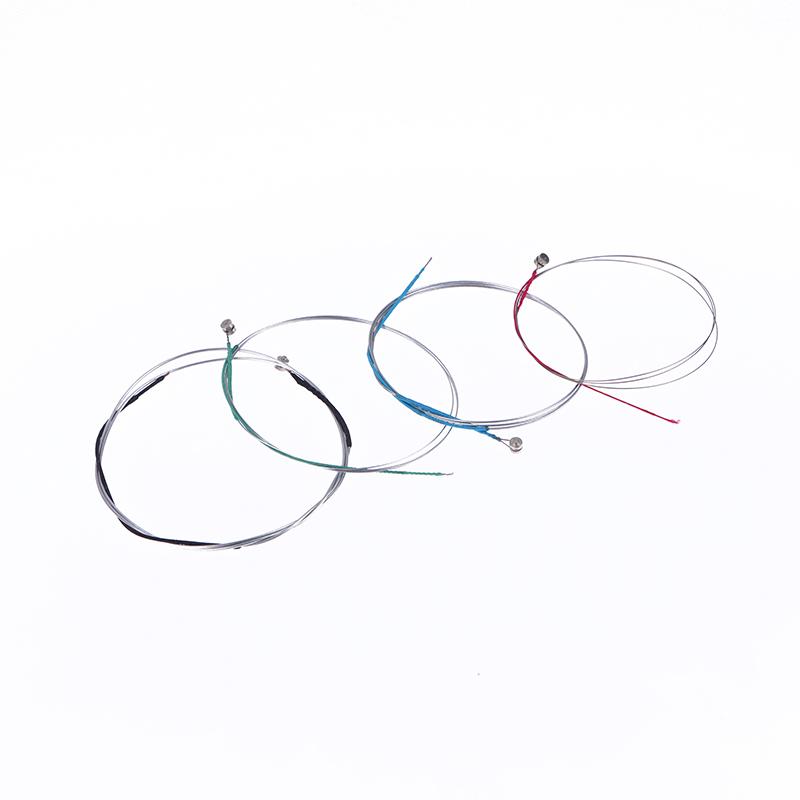 4Pcs A Set Of Violin Strings E-A-D-G Steel Core Wound Copper Wire Stringed Musical Instrument Parts Violin Accessories