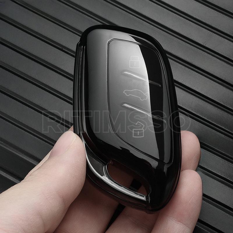 Car Remote Key Case Shell Cover For Mg Zs Hs 5 6 Ezs Soft Transparent Tpu Car Key Case For Roewe Rx8 Rx5 Rx3 I6 I5 Accessories