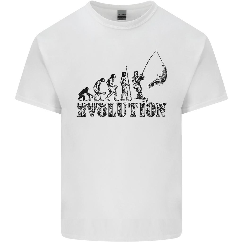 Evolution of a Fisherman Funny fisherman Mens Light Cotton T-Shirt