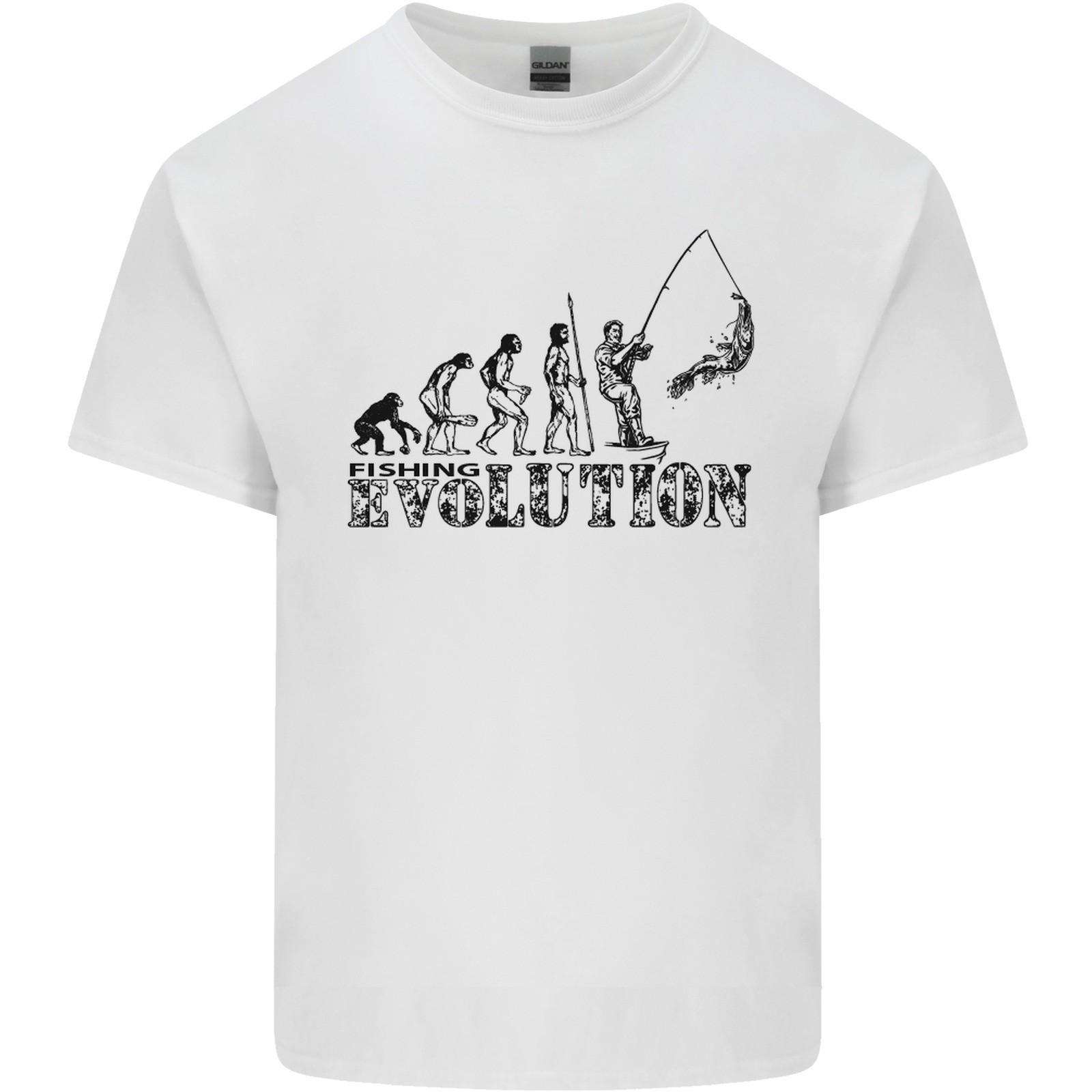 Evolution of a Fisherman Funny fisherman Mens Light Cotton T-Shirt S