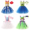 Toy Story Buzz Lightyear Toddler Girl Cosplay Dress With Tulle Skirt For Halloween Party