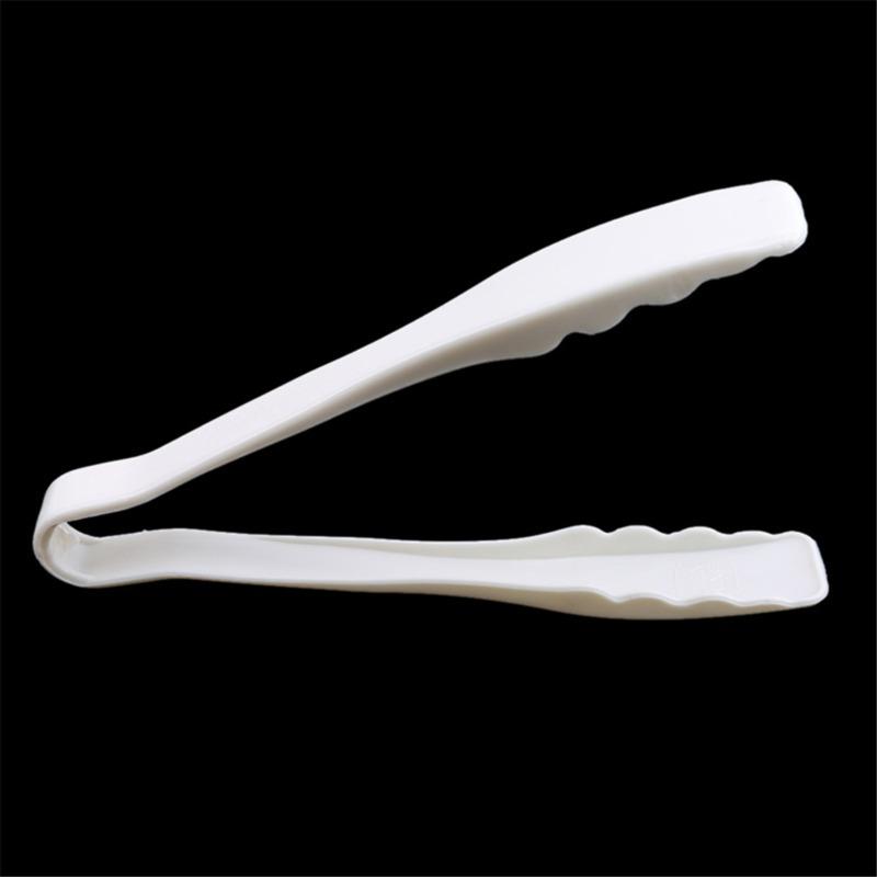Hot Sale 3/1Pcs Plastic Buffet Serving Tongs Mini Utensil Appetizers Clear Kitchen 8.4 Inch Small Ice