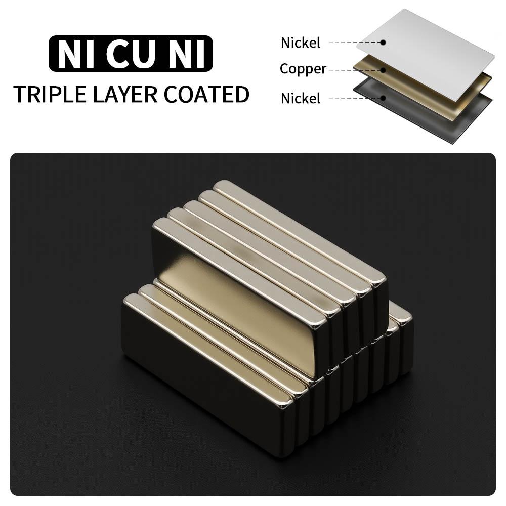 30x10x3mm Starker Neodym-Magnet N35 NdFeB Permanentmagnet Block Superstarke Kühlschrankmagnete DIY