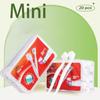 Disposable Prepasted Toothbrush with Freshening Bead Toothbrushes with Floss
