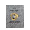 Leonberger - Dog Passport Case, Document Case, Gift for the Traveller from the Brand