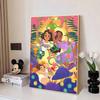 Disney 5D DIY Diamond PaintingA Magical House of Sisters Illustration Full-round Diamond Mosaic Cartoon Embroidery Art Painting for Home Decoration