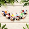 Cute Mini Christmas Penguin Charm Glass Pendant DIY Craft Jewelry Making Accessories Idea Xmas New Year Gift For Handmade Lovers