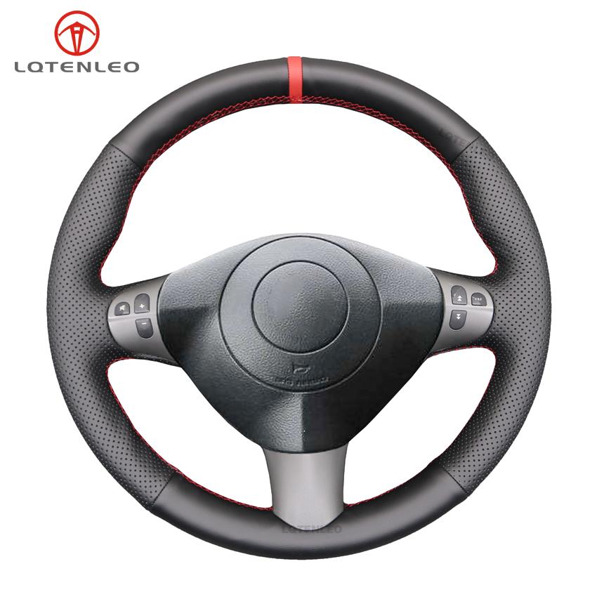 

Черный искусственный кожаный красный маркер Нескользящий чехол на руль автомобиля для Alfa Romeo 147 2000-2010 GT 2004 2005 2006 2007 2008 2009 2010