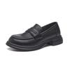 Soft-faced leather low-heeled women's small leather shoes autumn soft-soled season new flat-heeled single shoes
