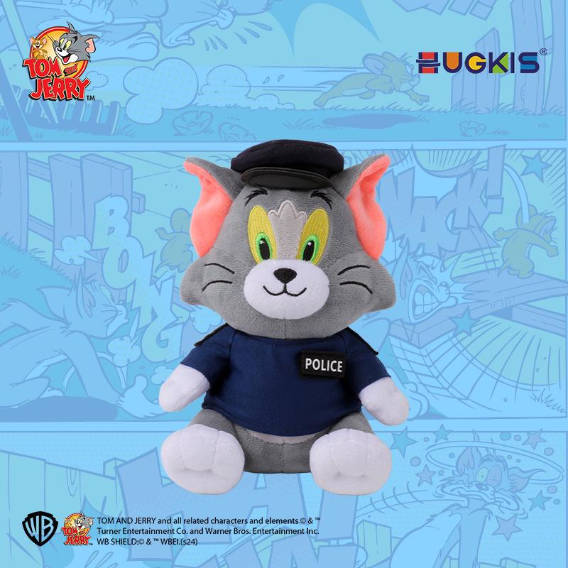Tom and Jerry Plush Toy Set: Tom Cat Doll & Jerry Mouse Pillow