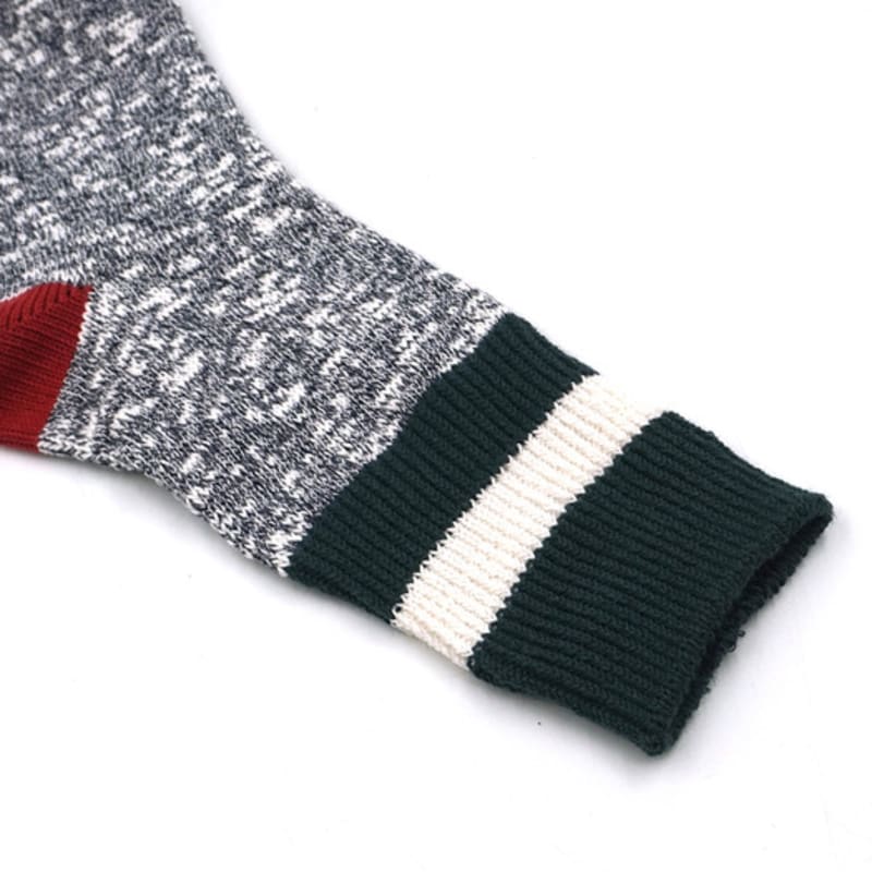 UNBDAY Women's Winter Ringle Knit Socks - Green