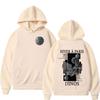 Rapper DINOS HIVER A PARIS Tour 2025 Graphic Hoodie Men's Fashion Hip Hop Oversized Sweatshirt Fleece Pullover Hooded Streetwear
