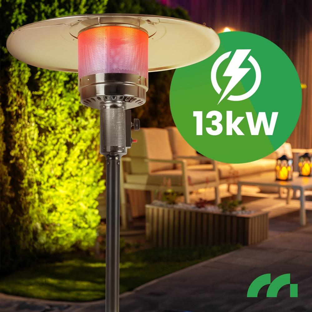 Maltec Zone GH155 13kW Gas Patio Heater with Cover
