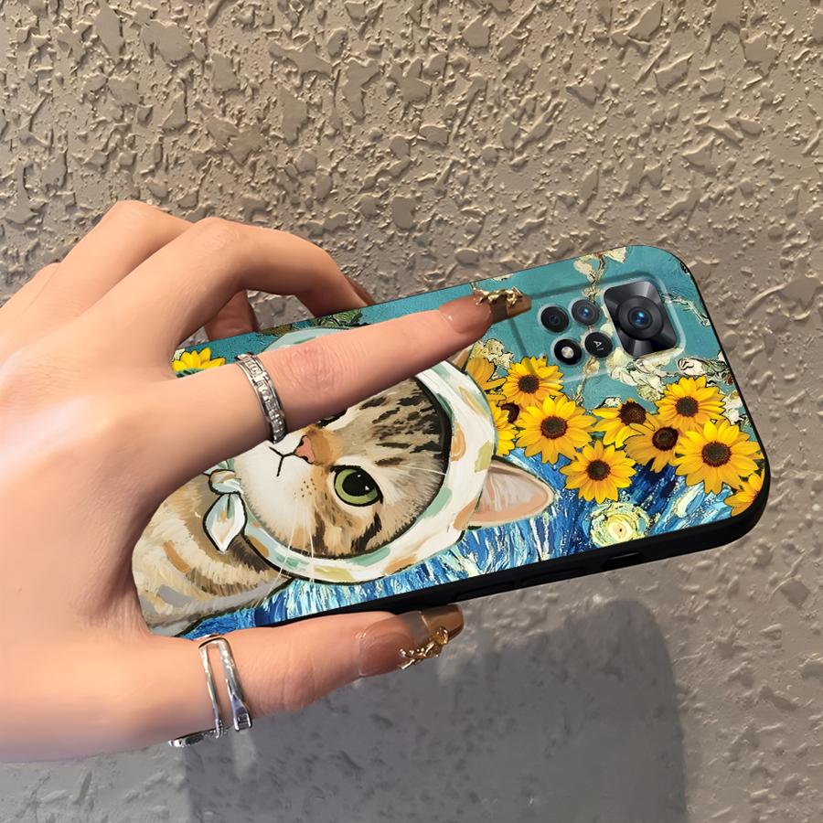 Phone Cover Case for Xiaomi Redmi Note 14 9 8 7 A1 A3 A4 A5 14C 10 K80 13 Pro Plus 12C 13C 12 11 A1 K40 A2 Cartoon Cute Cat