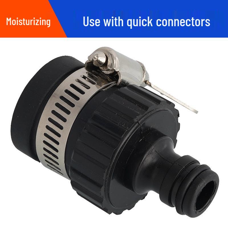 Irrigation Hose Black Nipple Connector for Car Wash & Outdoor Faucet