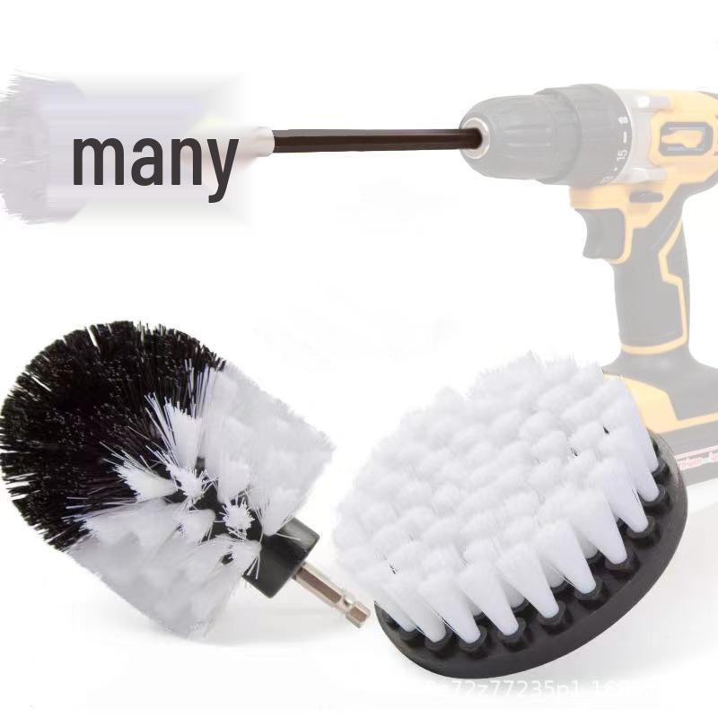 4-Piece Electric Drill Cleaning Brush Set for Car, Kitchen, and Bathroom