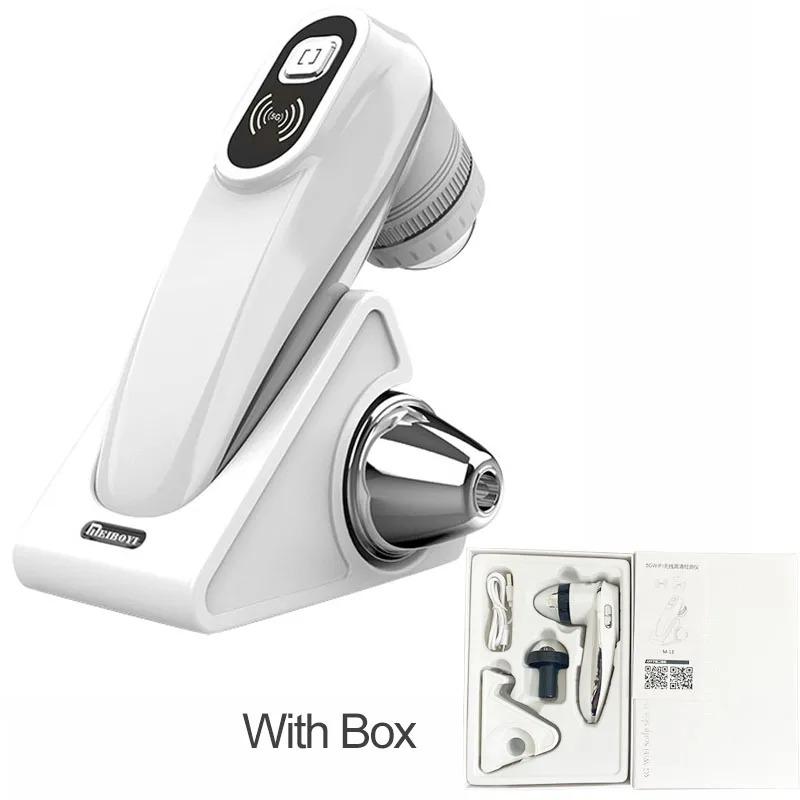 Nový WIFI HD 5G detektor pokožky hlavy/kůže/vlasových folikulů Profesionální 50X/200X analyzátor kůže Dobíjecí UV testovací analýza Lupa