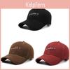 Cotton Baseball Cap With Embroidered Letters For Casual Sun Protection And Sunshade