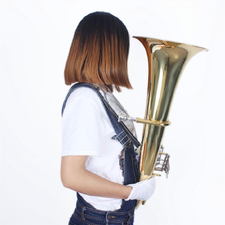 Adjustable Soft Leather Tuba Strap Padded Tuba Belt Hugging Strap Replacement Tuba Shoulder Strap Gift for Musicians
