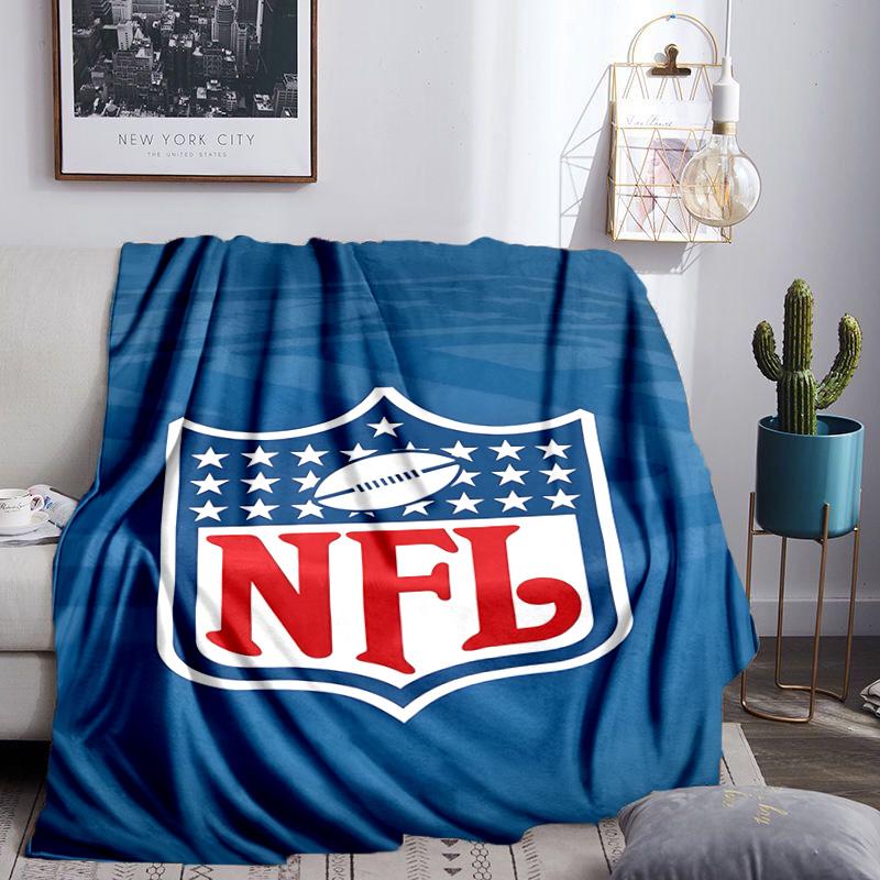 NFL Team Collection Blanket Lightweight Flannel Bedding Blanket Perfect for Travel, Camping, Living Rooms, Offices, Sofas, Fan Christmas gift