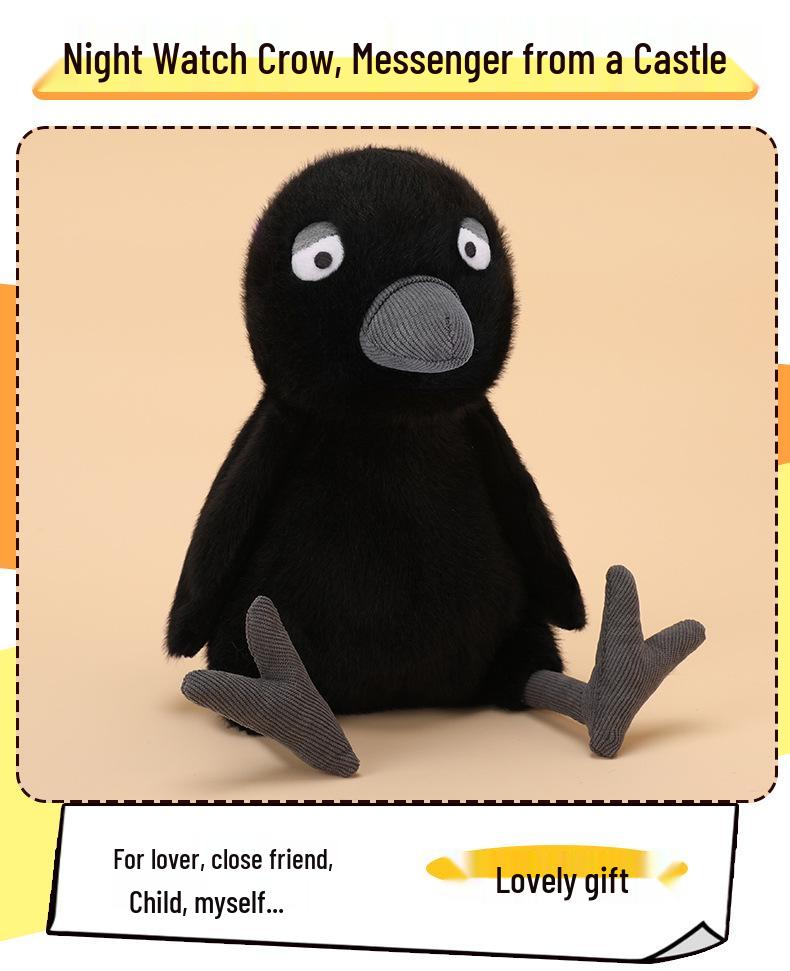 Halloween Night Owl & Friends Plush Toy Set: Hecate, Crow, Bat, Ghost