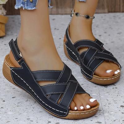 Damenschuhe Sandalen Sommersandalen Damen Elegant Damenschuh Keilschuhe für Damen Weiches Schuhwerk Weiblich Damen Outdoor Sandalen