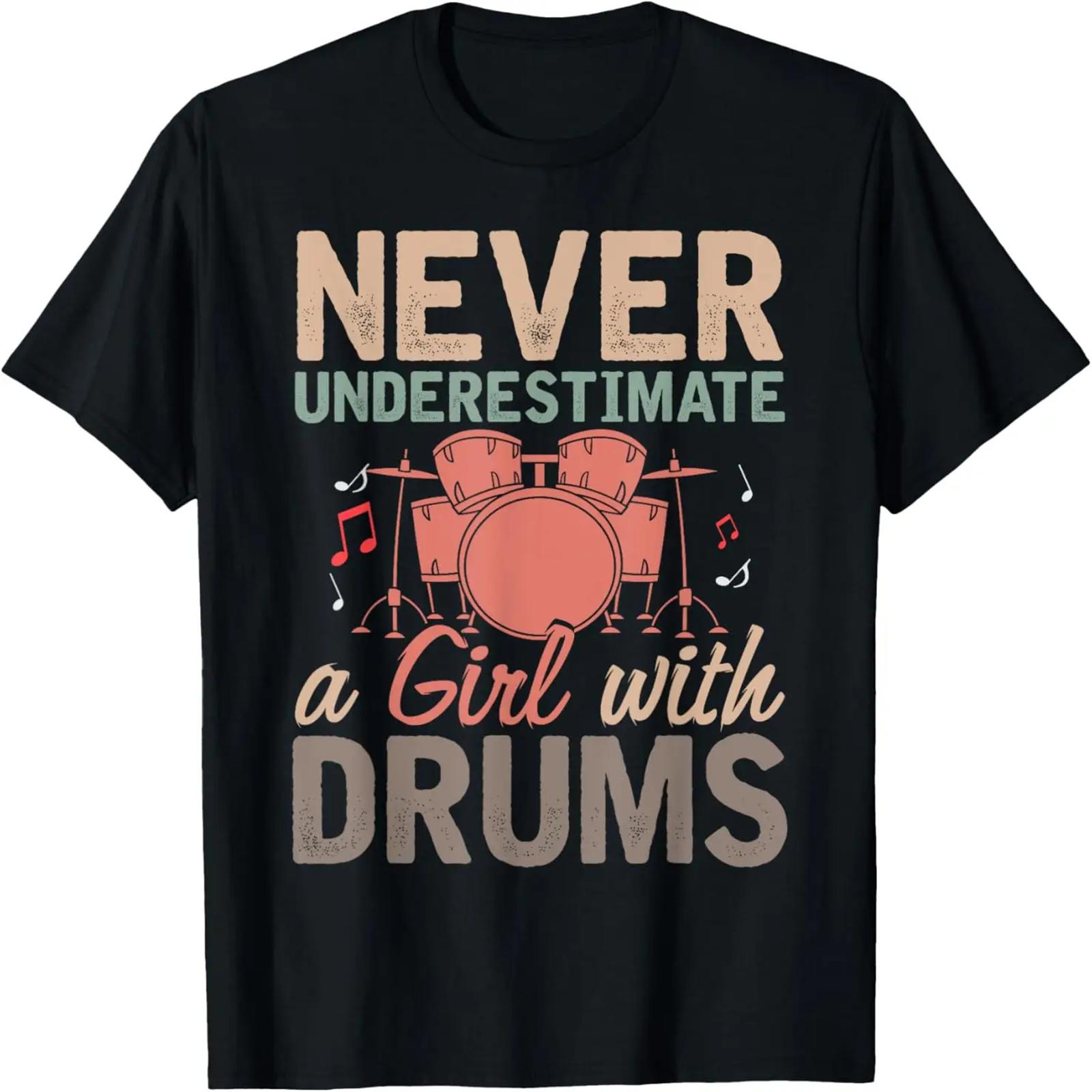 Marching Band Drum Corps Drumline Rainbow T-Shirt S чёрный