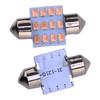 Purple LED Universal Car Interior Instrument Panel Light Dome Map License Plate Lamp Bulb Kit 12V 6000K