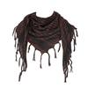 123 Pezzi Sciarpa Shemagh Desertica Morbida con Frange Copricapo Arabo Unisex Keffiyeh Bandana Copricapo Unisex Sciarpa Araba Copricapo