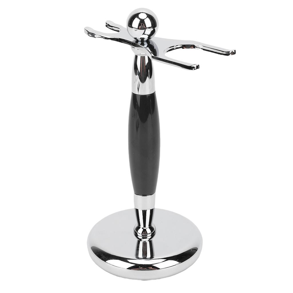 Shaving Brush Stand Extra Wide Openings Double Sided Shaving Holder for Men with Metal Base