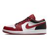 Pantofi sport unisex Air Jordan 1 Low Reverse Black Toe Roșu Alb Gym-Roșu 553558-163