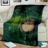 My Neighbor T-Totoro Anime Cartoon Blanket,Soft Throw Blanket for Home Bedroom Bed Sofa Picnic Travel Office Cover Blanket Kids