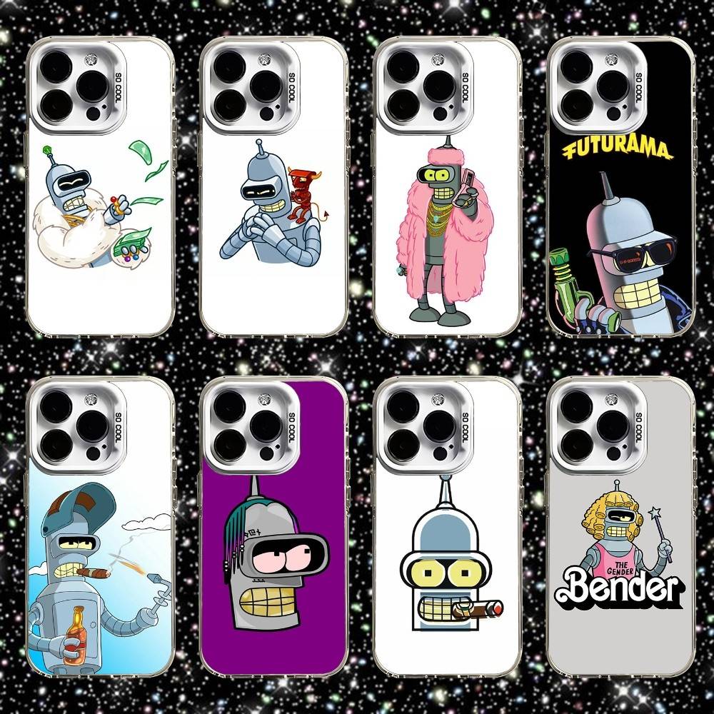 Cartoon F-Futura-mas Phone Case For iPhone 16,15,14,13,12,11,Pro,XS,Max,Plus,Mini,SE White Candy Matte Shockproof Cover