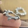 925 Silver Vintage Earrings For Women Simple Snake Shape Earring Jewelry Prevent Allergy Party Accessories Gift