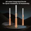 Creality K2 SE Nozzle 0.4mm 2PCS, Unicorn Quick-Swap Nozzle,for Creality K1C/Ender 3 V3 Plus/3 V3/3 V3 SE KE 3D Printers