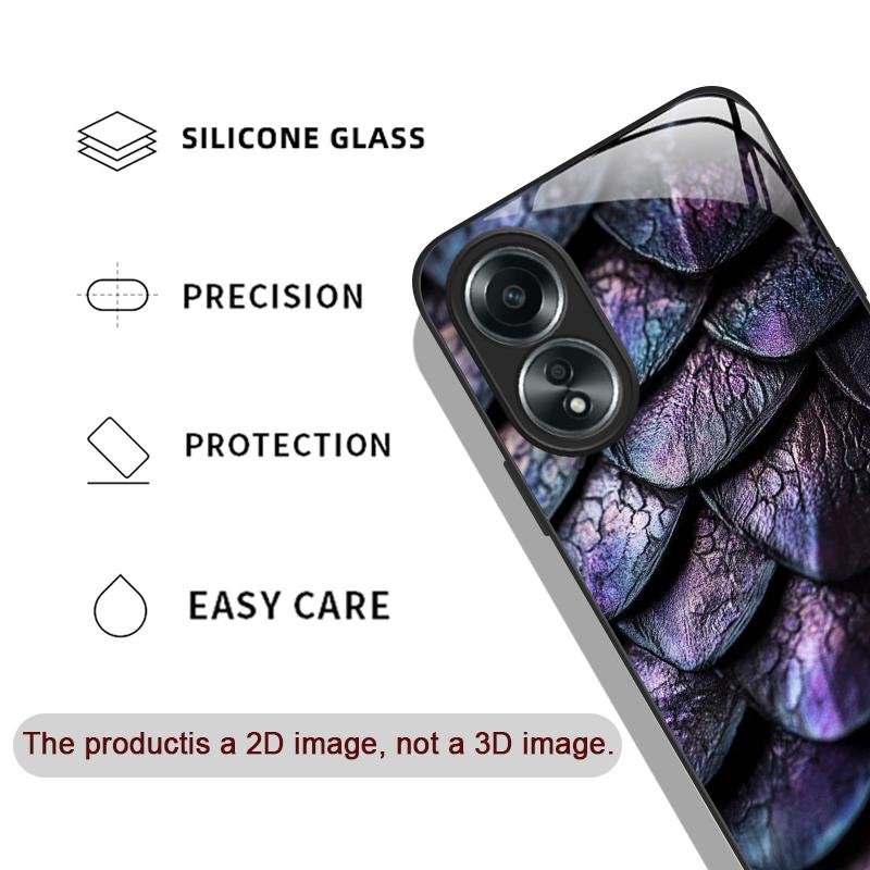 Art Black Golden Scale Texture Printed Tempered Glass Phone Case for Xiaomi 14 Pro+ 15 Ultra 15T 14T 13 12 11T Lite 10 5G Cover
