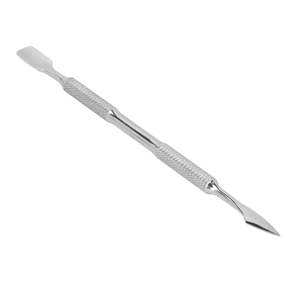 Double Ended Stainless Steel Nail Scraper Nail Polish Peeler  Foot and toenail maintenance